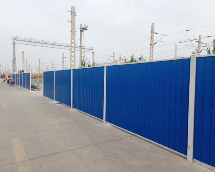海淀彩钢围挡板案例