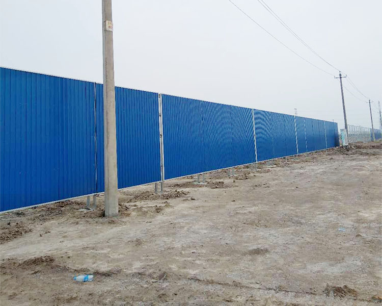 海淀彩钢围挡板案例